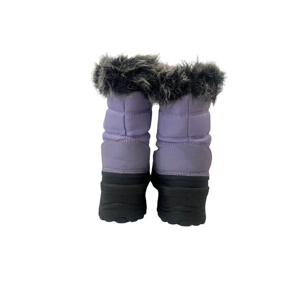 Girls Purple Snow Boots - Picture 3 of 6